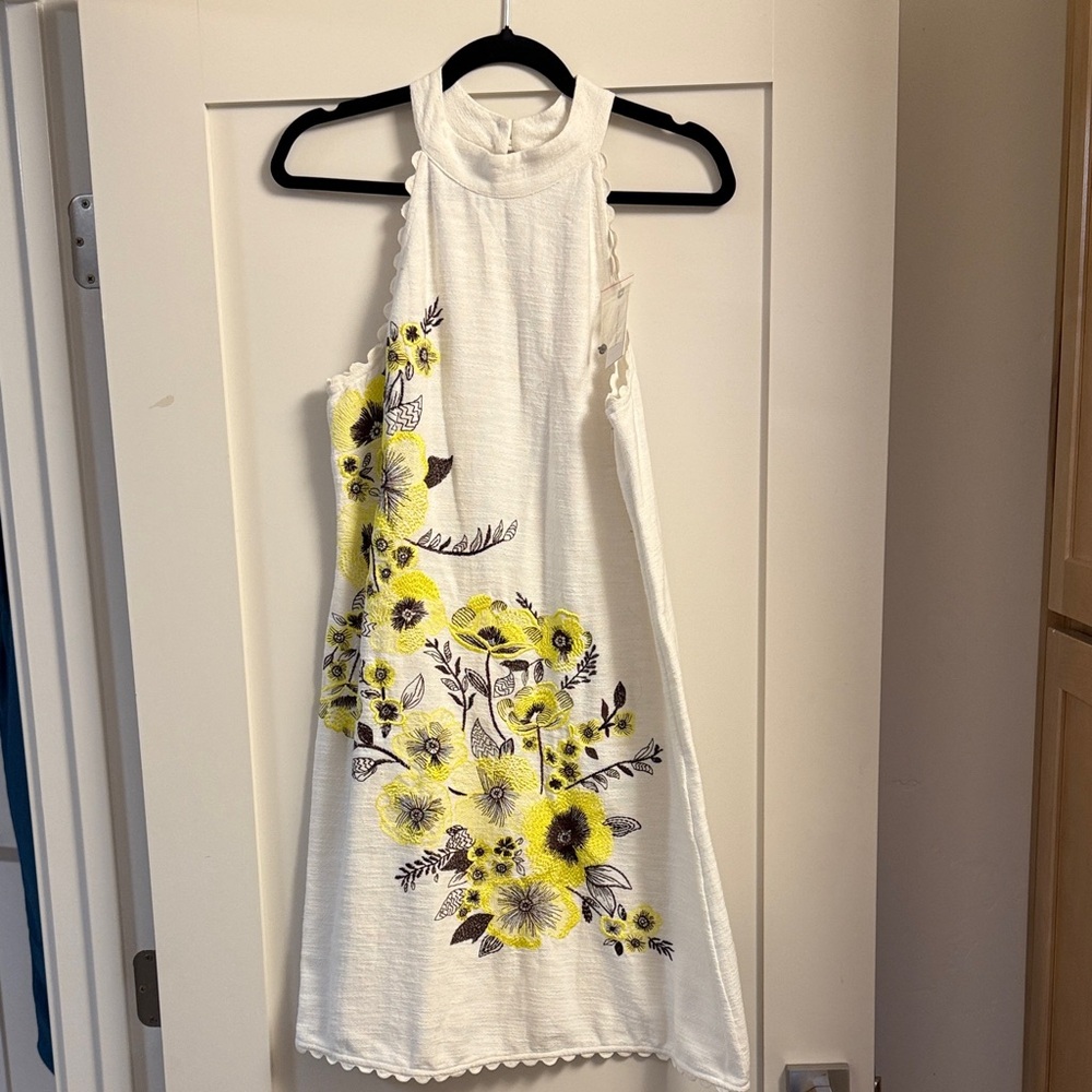 Anthropologie NwT Embroidered Dress—Jackie O Vibes 🤩